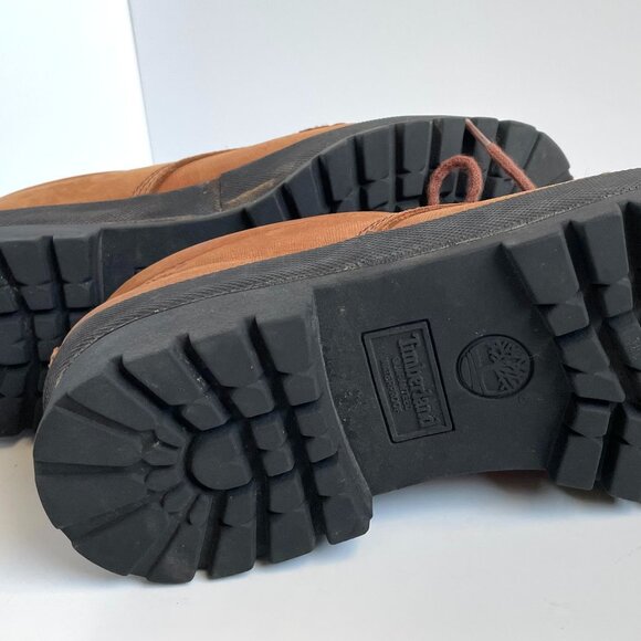 TIMBERLAND Womens Casual Sneakers Size 7M Brown Leather Lace Up Walking Comfort - Picture 6 of 10